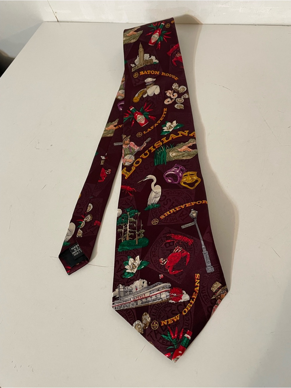 Vintage Tabasco Louisiana Tie NWT